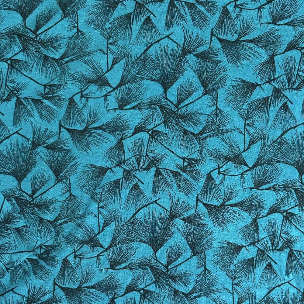 Vintage REI Mens L Quarter Zip Long Sleeve Pullover Shirt Blue Print Outdoor - Picture 9 of 15